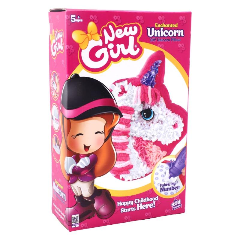 New Girl DIY Pillow - Enchanted Unicorn