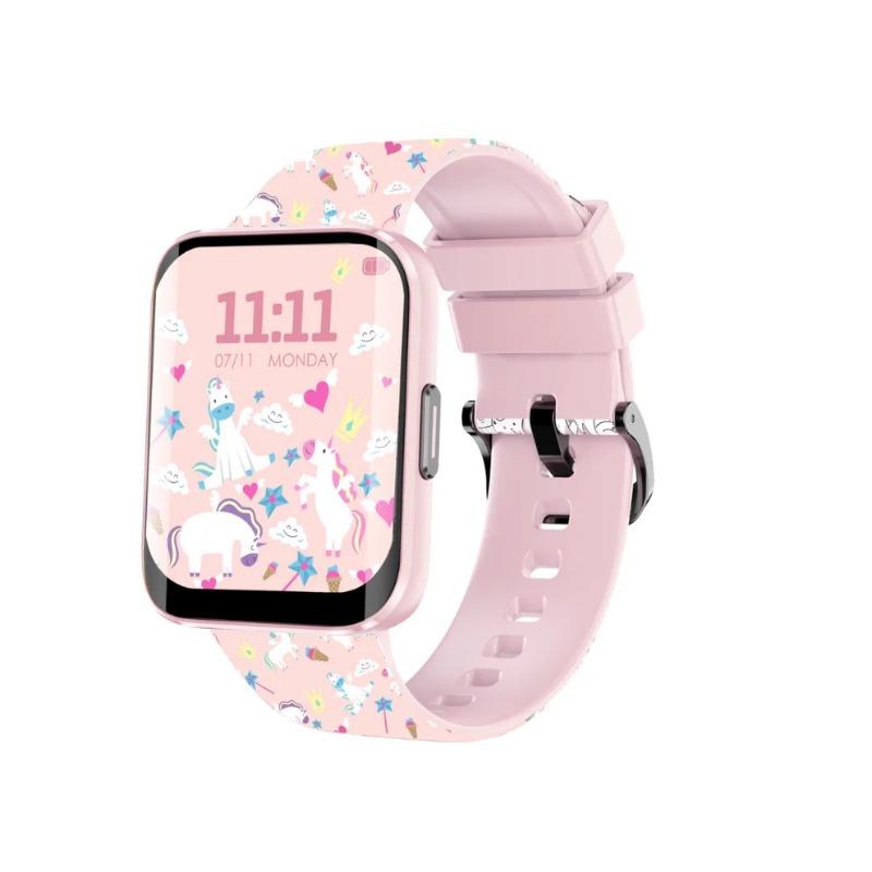 WatchOut Champion Kids & Teens Smartwatch with Habit Building, Heart Rate, Activity Track, 22 Sports Mode, Waterproof, Class Lock (Blush Pink)