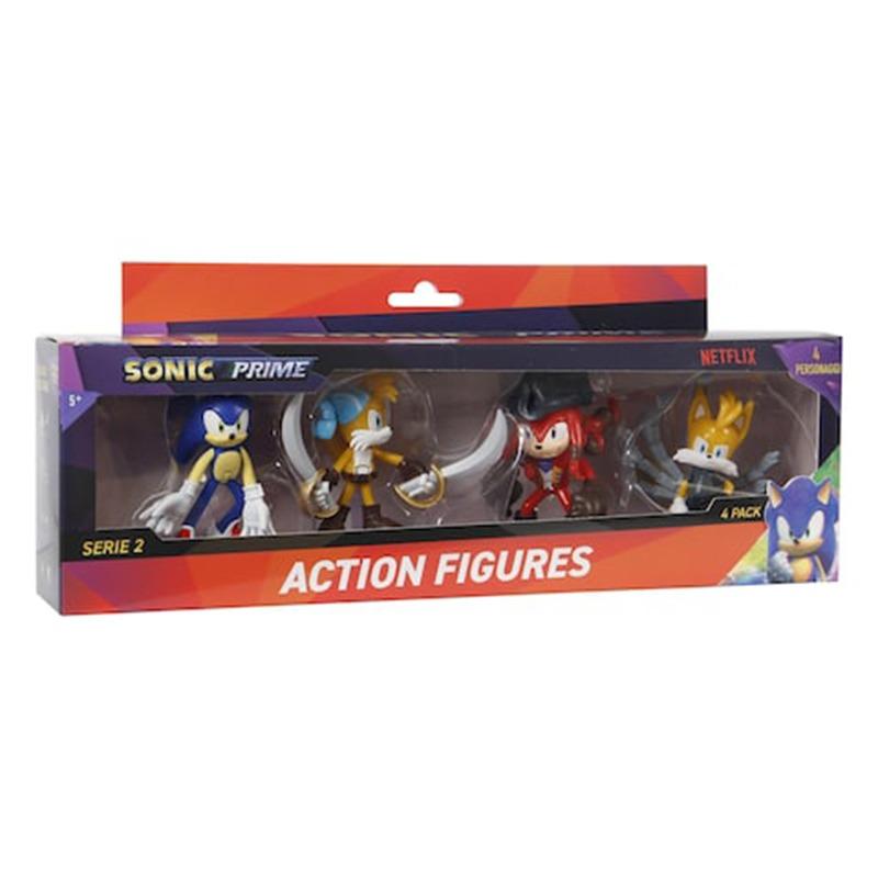 Sonic Figure Action 4-in-1 Pack window Box 3-Inches Assorted