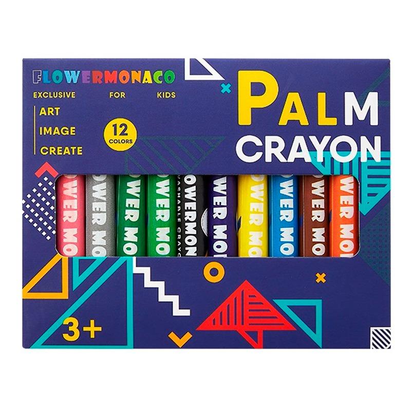 Lebze Flower Monaco Crayons 12 Colors