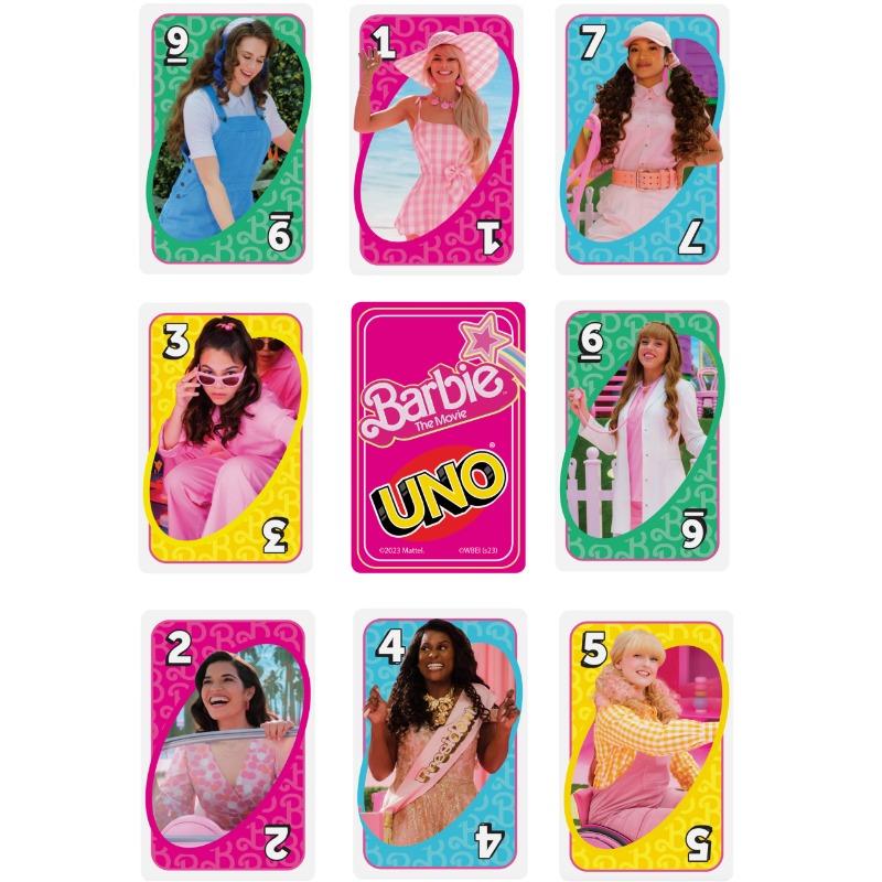 UNO Barbie The Movie Card Game
