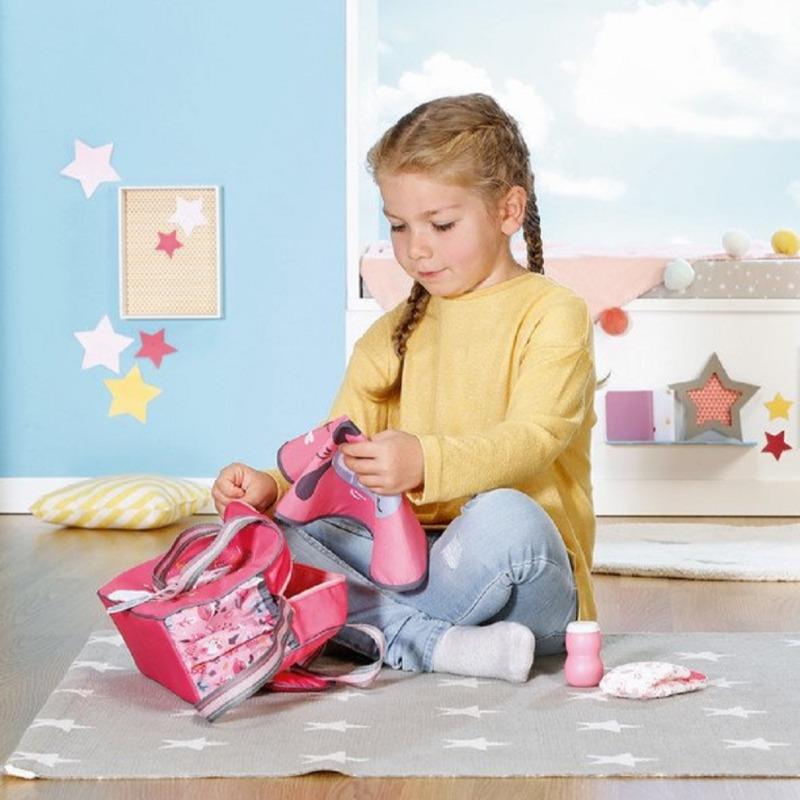 بيبي بورن - حقيبة الدمى لون وردي