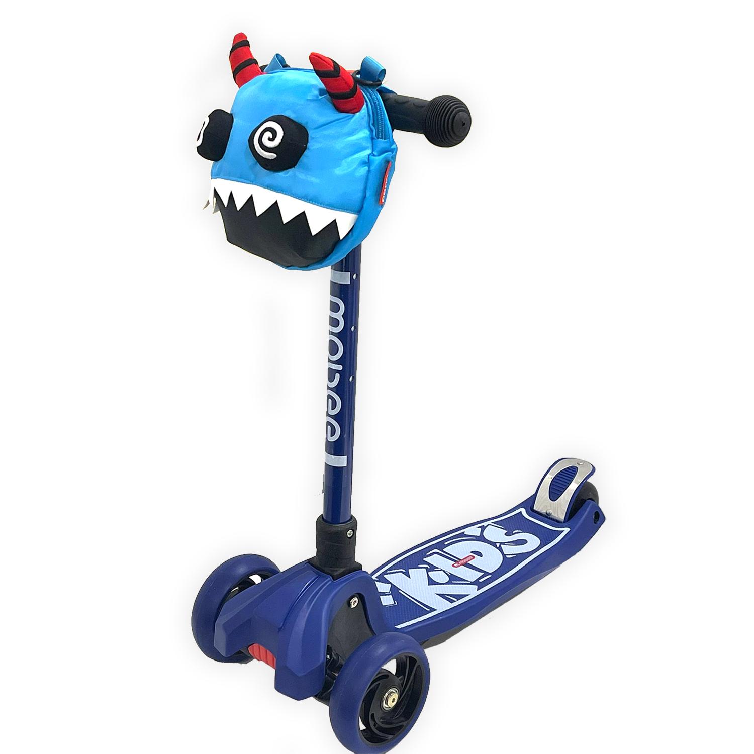 موبي - سكوتر مع حقيبة - أزرق