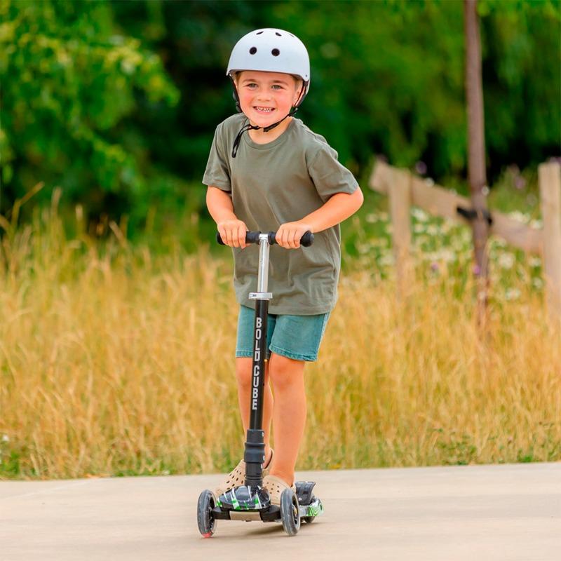 BOLDCUBE 3 Wheel Scooter Big Fold Swift Green