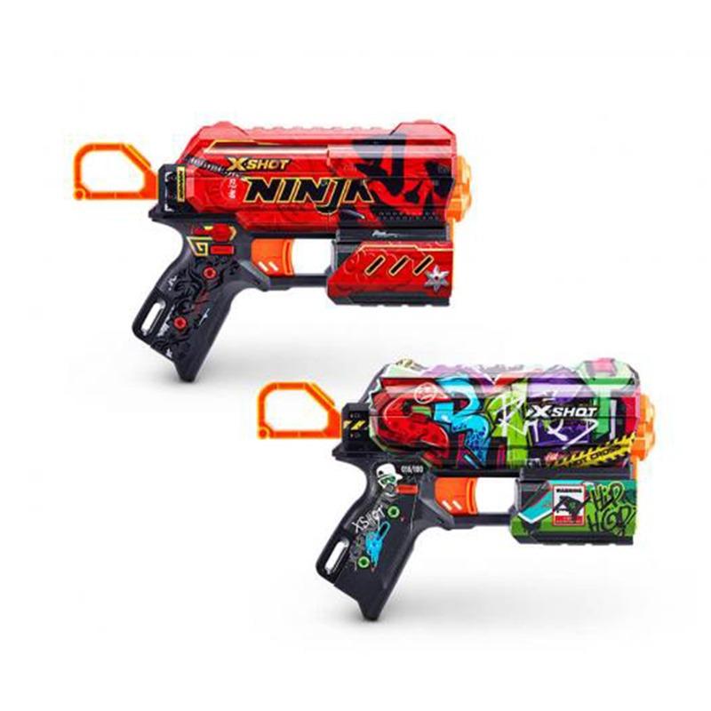 إكس شوت - مسدسات سكينز فلاكس - 2 قطعة