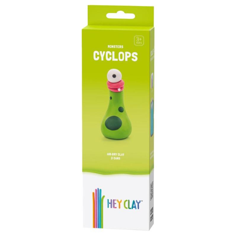 هاي كلاي - مجموعة تشكيل الصلصال بتصميم سيكلوبس العملاق