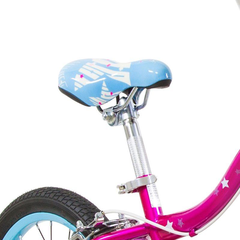 Spartan Sparkle Bicycle - Chrome Pink 16 Inch