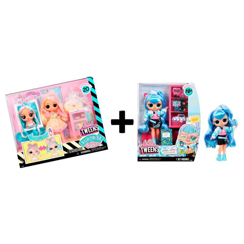 Bundle L.O.L. Surprise Tweens Surprise Swap Doll + Twins Elle Fly Doll