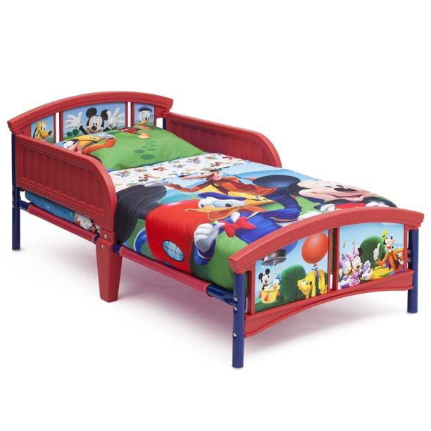 Delta Children Mickey Metal Frame Bed With Mattress