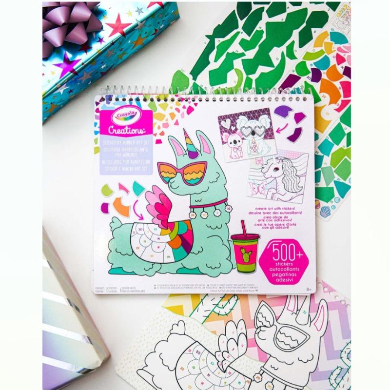Crayola Creations Sticker By Numbers Art Set