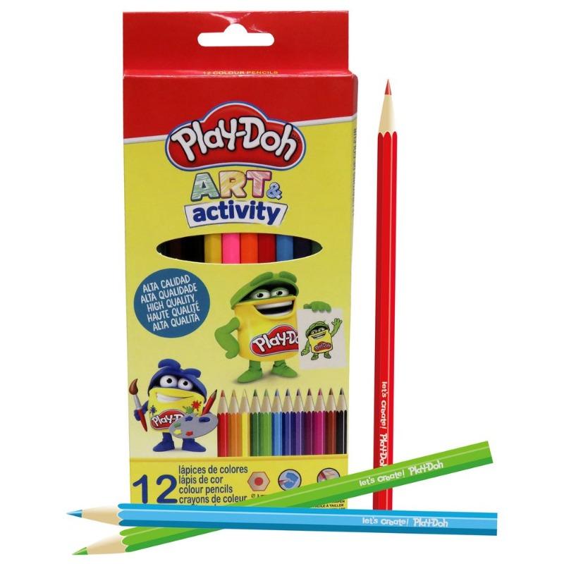 Play-Doh 12 Color Pencils
