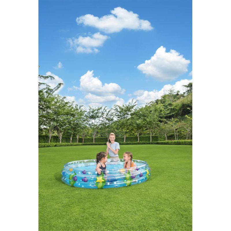 بست واي - مسبح ثلاثي الحلقات بتصميم الأسماك