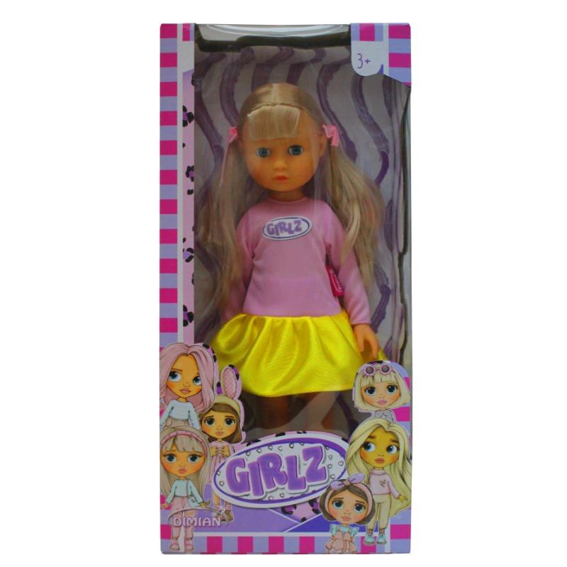 Dimian - Girlz Fashion Doll 35 cm - Yellow & Pink