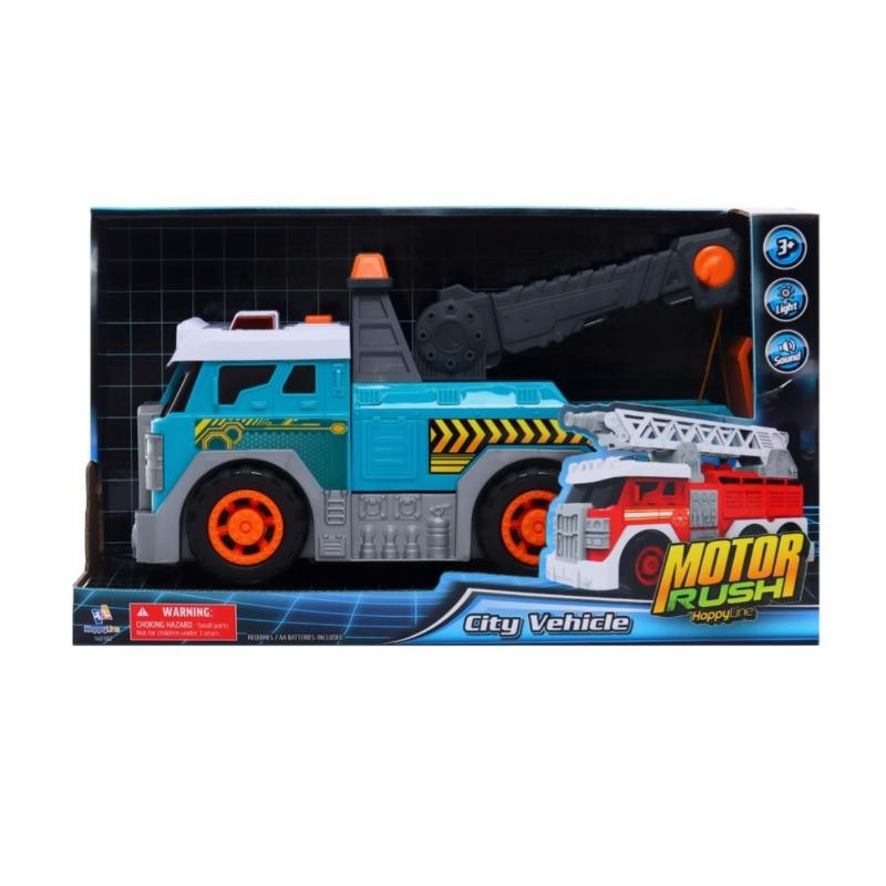 Motor Rush City Truck With Lights And Sounds