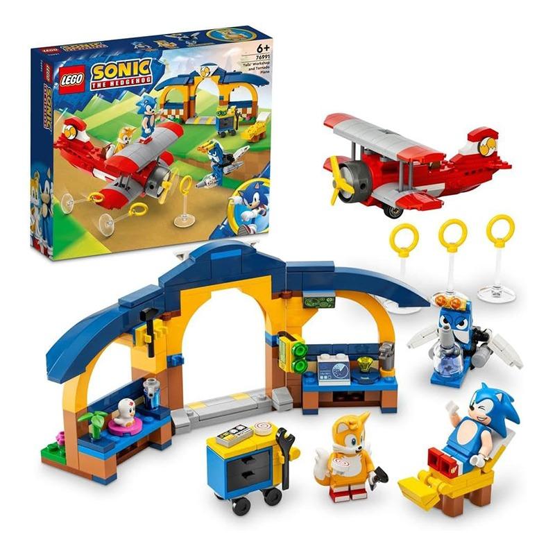 LEGO Sonic the Hedgehog Tails Workshop and Tornado Plane