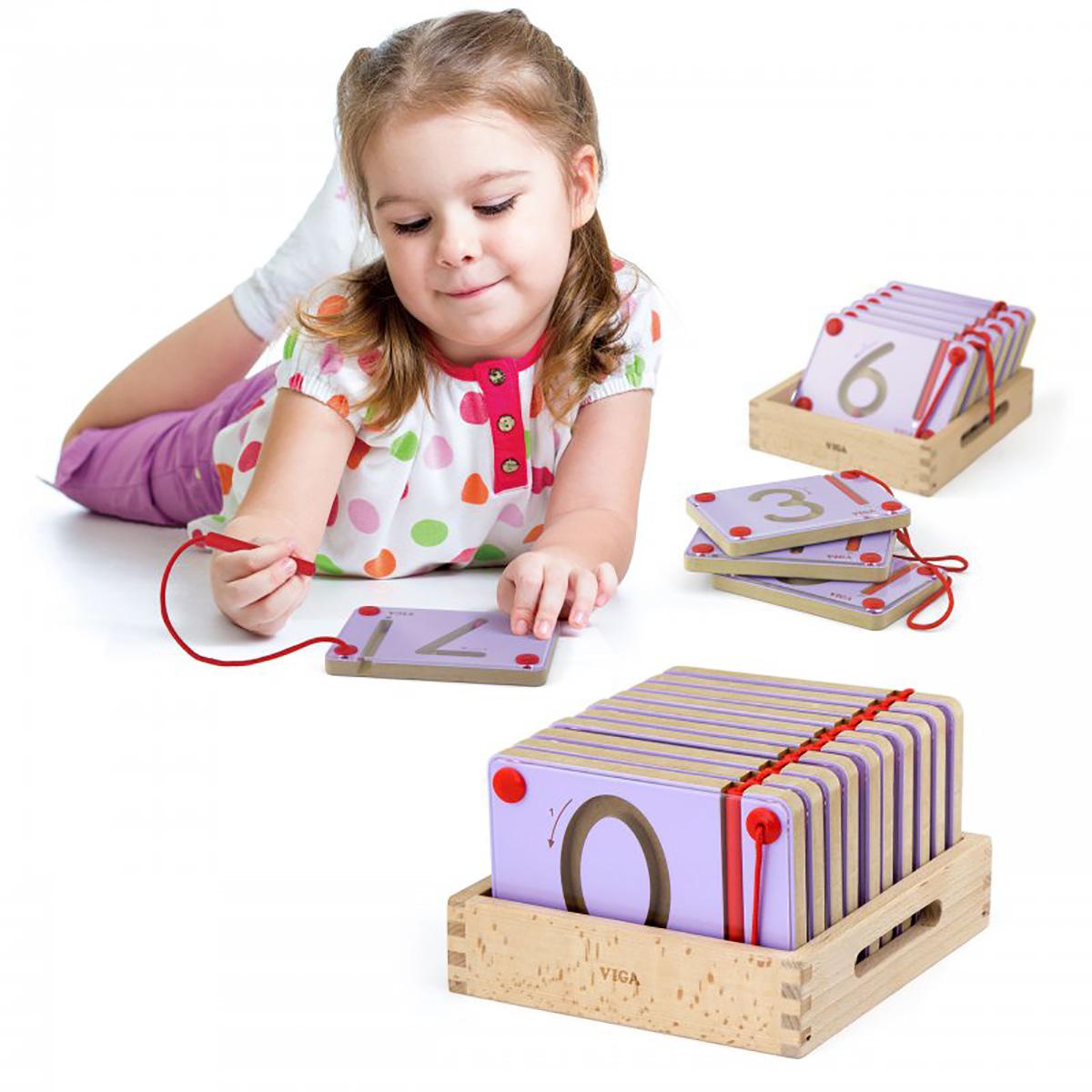 VIGA - Magnetic Writing Board Number 10 Pcs
