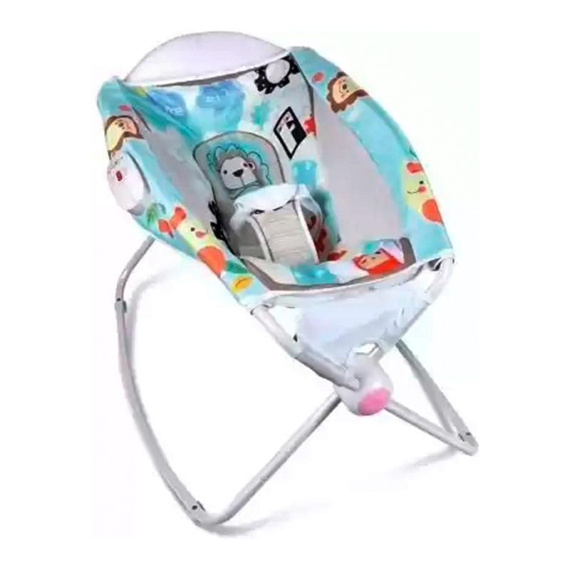 آي بيبي - سرير ديلوكس لحديثي الولادة لون أزرق