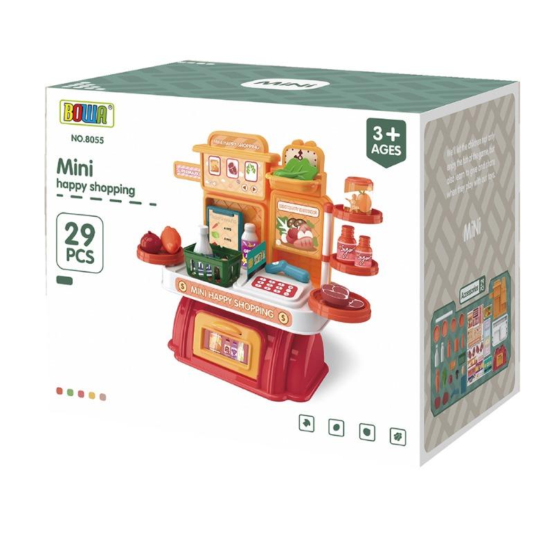 Mini Happy Shopping Supermarket Set - 29 Pieces