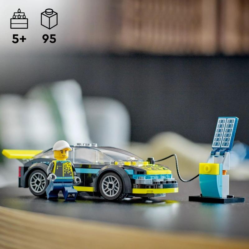 LEGO City Electric Sports Car Building Toy Set - 95 Pcs