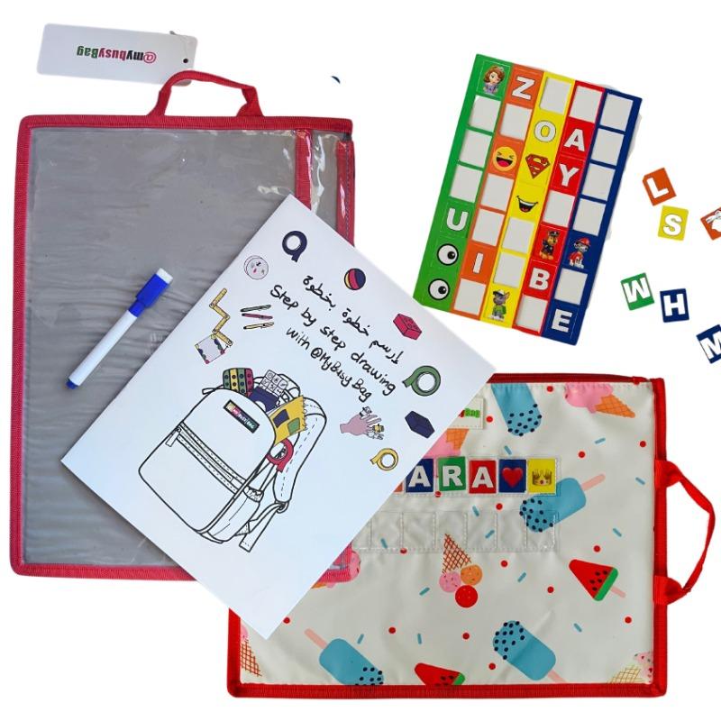 My Busy Bag Drawing Pad With Drawing Book - Ice Cream