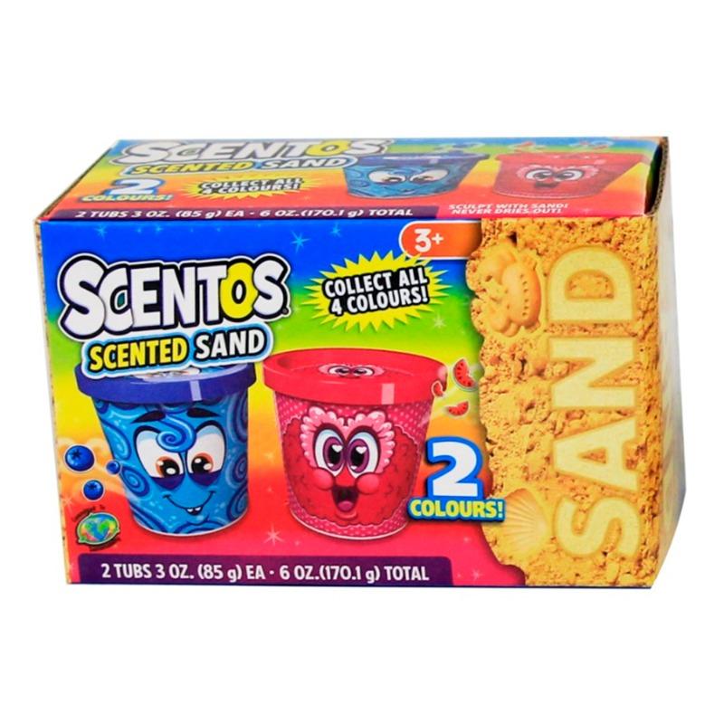 Scentos Scented Action Sand 2 Pack - Multicolor