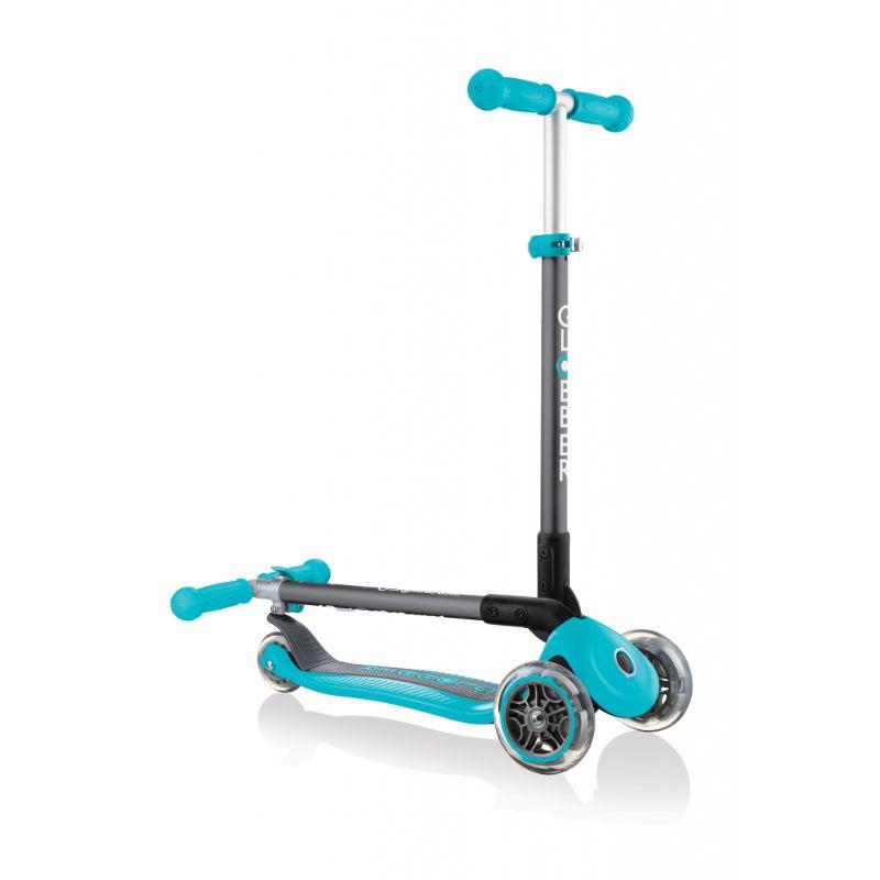 Globber Primo Foldable With Anodized T-Bar - Teal