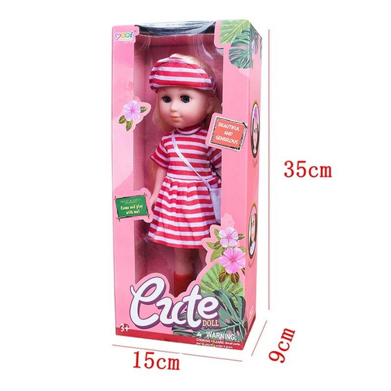 دوكي - دمية أزياء بفستان مع ملحقات - أشكال متعددة