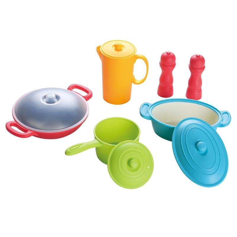 بلاي جو - مجموعة أواني الطبخ والقلي - 10 قطع