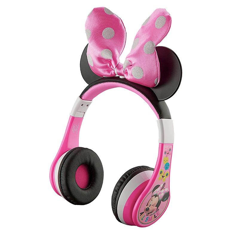 Kiddesigns Minnie Mouse Wireless Bluetooth Headphones - Pink