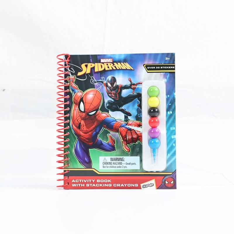 Marvel Spider Man Activity Book With Stacking