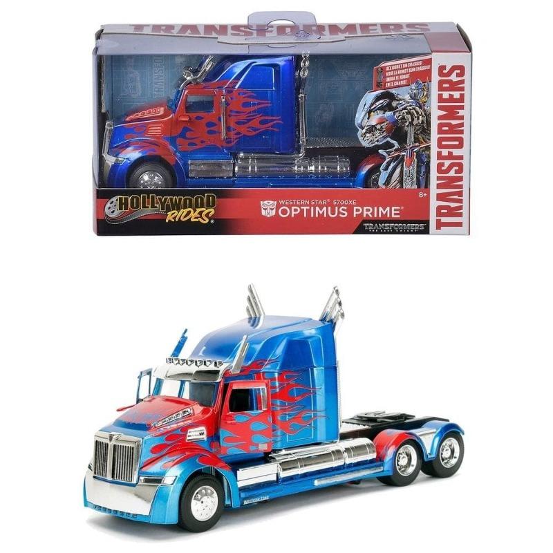 Jada Transformers Optimus Prime Truck Red And Blue