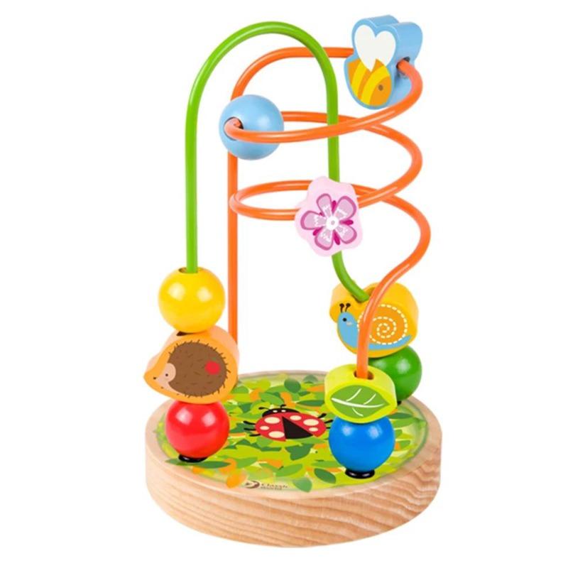 كلاسيك وورلد - لعبة متاهة الخرز الخشبية بتصميم الحديقة