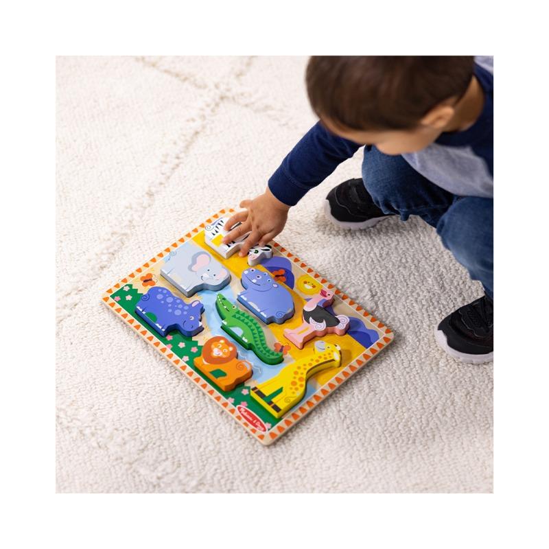 ميليسا اند دوج - بازل خشبي مكتنز سفاري - 8 قطع