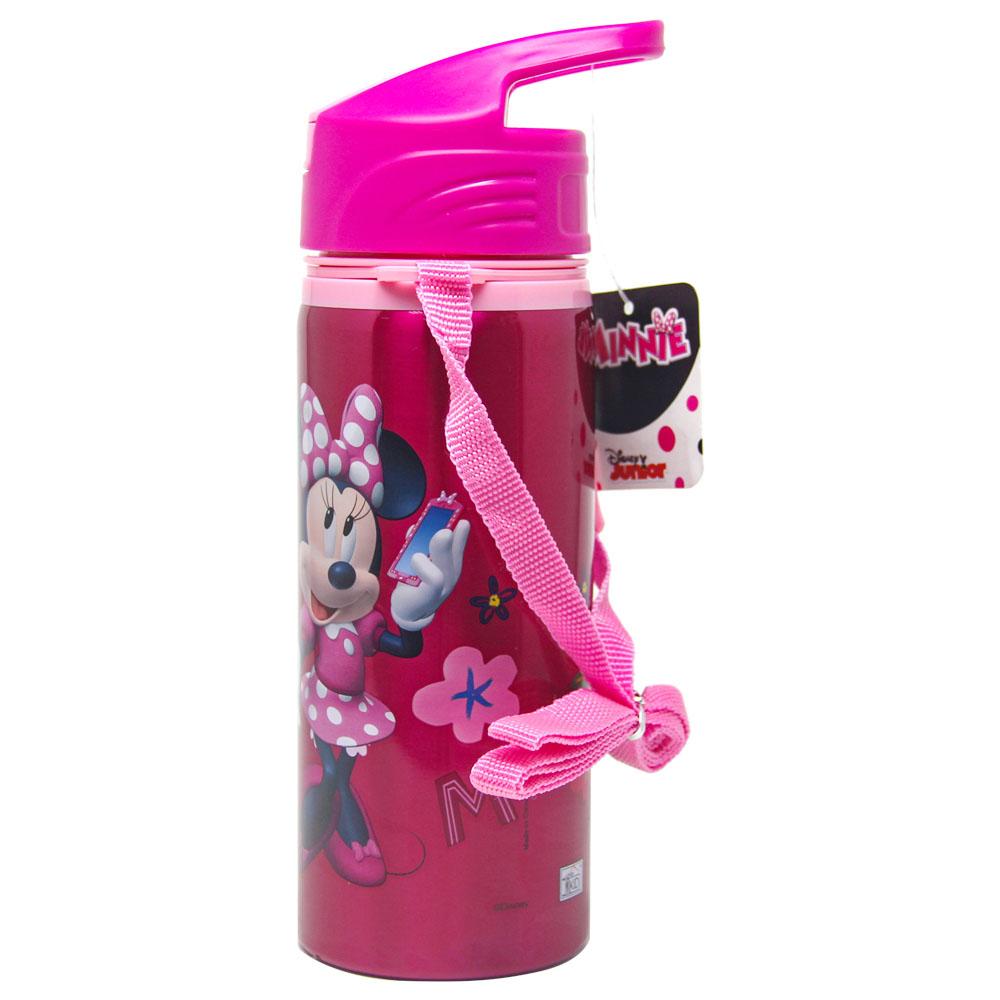 ميني ماوس - زجاجة ماء ستانلس - 600 مل - لون وردي