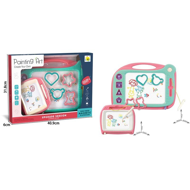 بينتيج آرت - لوحة الرسم المغناطيسية لون وردي