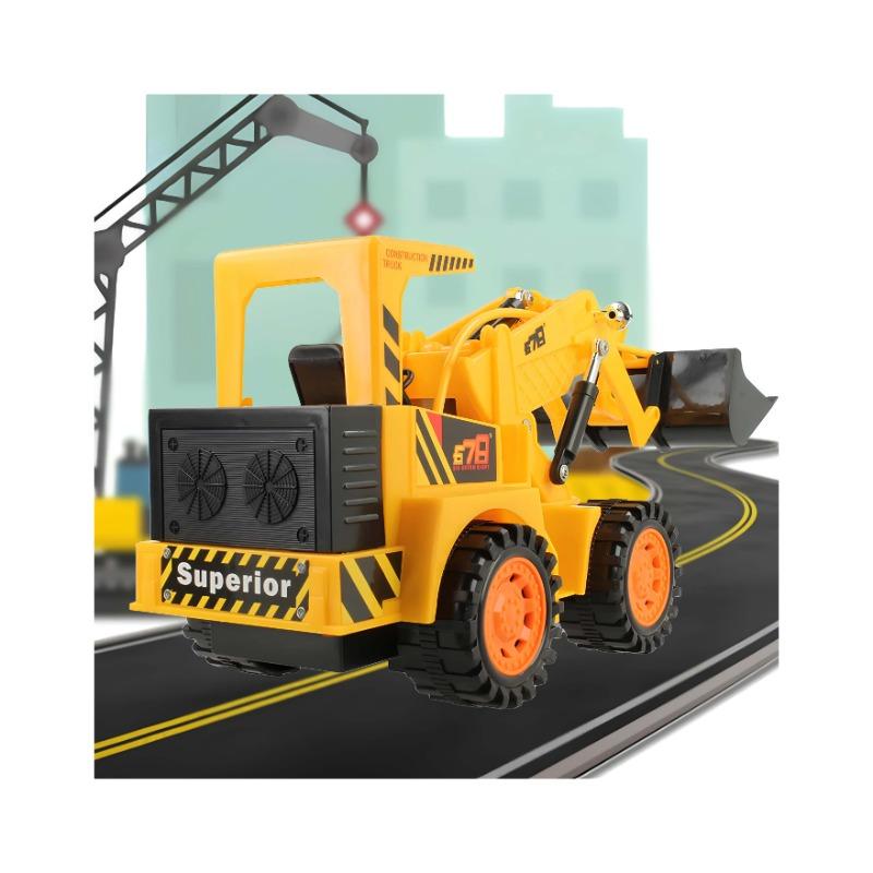 جرافة فوركليفت مع جهاز تحكم عن بعد - لون أصفر