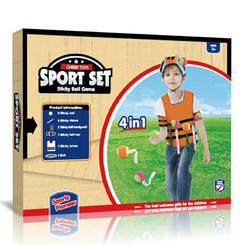 Sport Set Sticky Ball Game 4 In 1