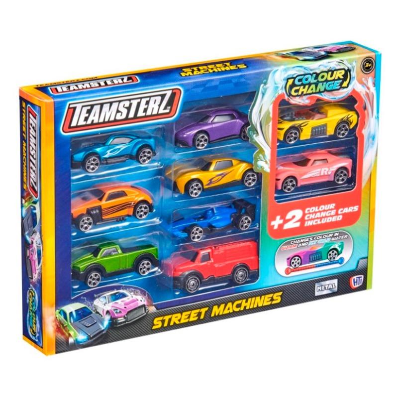 Teamsterz Color Changing Cars 9 Piece Set