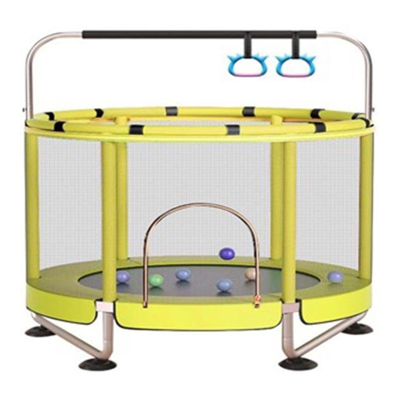 Dolphin Trampoline 1.4mtr for Kids - Yellow