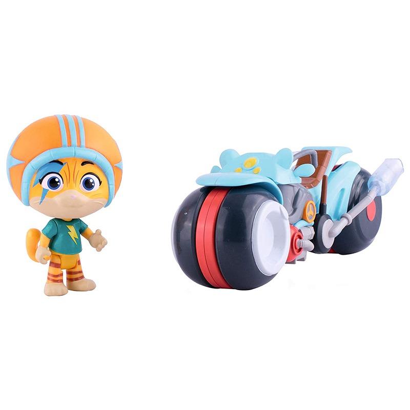 Smoby 44 Cats Figure Lampo And Vehicle