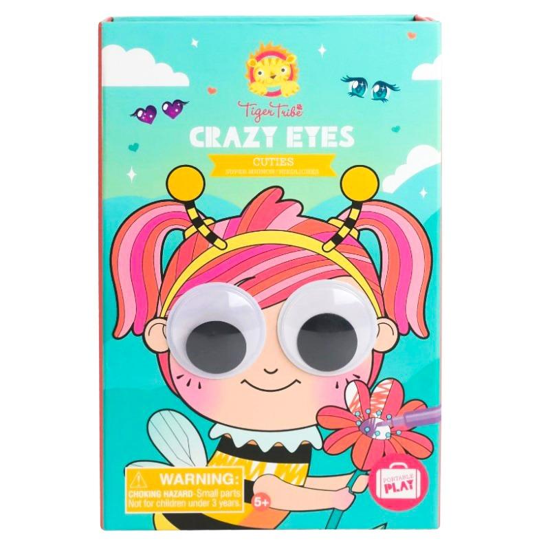 تايجر ترايب - مجموعة تلوين وملصقات العيون اللطيفة