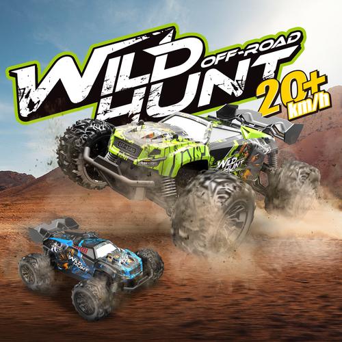 Wild Hunt Off Road RC Car - Green And Orange