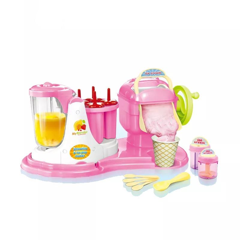 لعبة آلة صنع العصير والآيس كريم 3 في 1