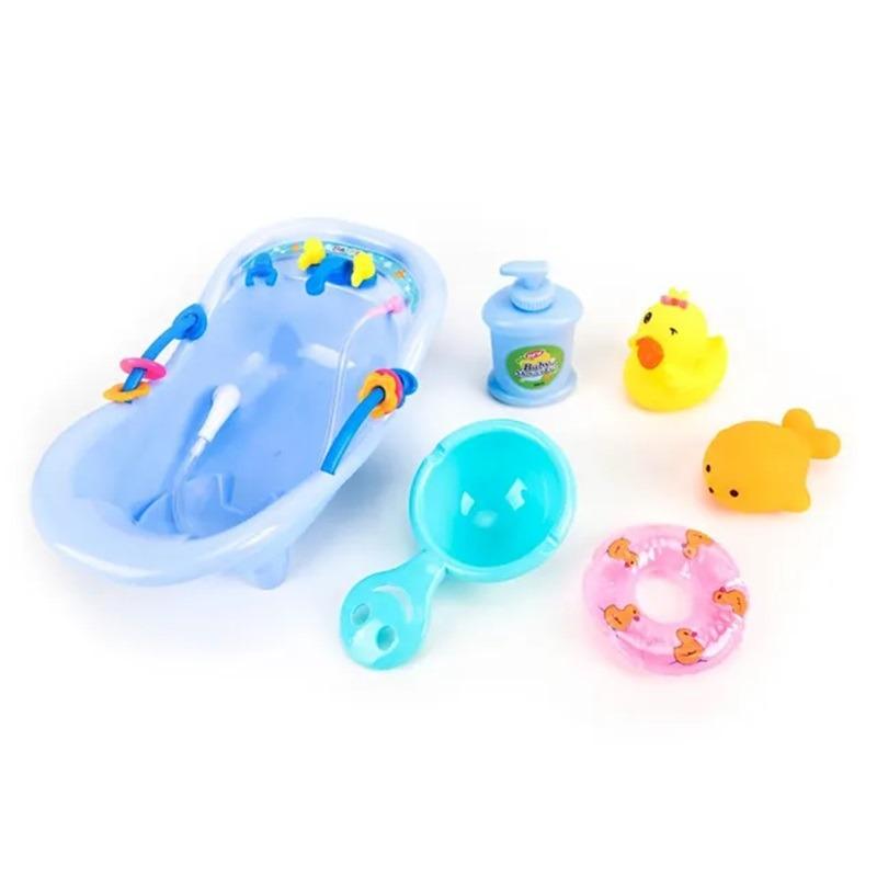 Moon Mini Bath Tub Toy Blue