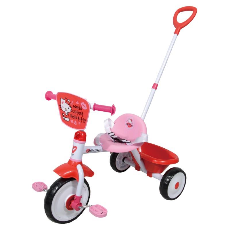 Hello Kitty Trike With Push Handle