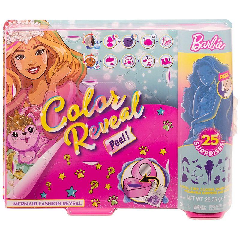 Barbie Color Reveal Mermaid Fantasy Unicorn Fashion Doll Set with 25 Surprises