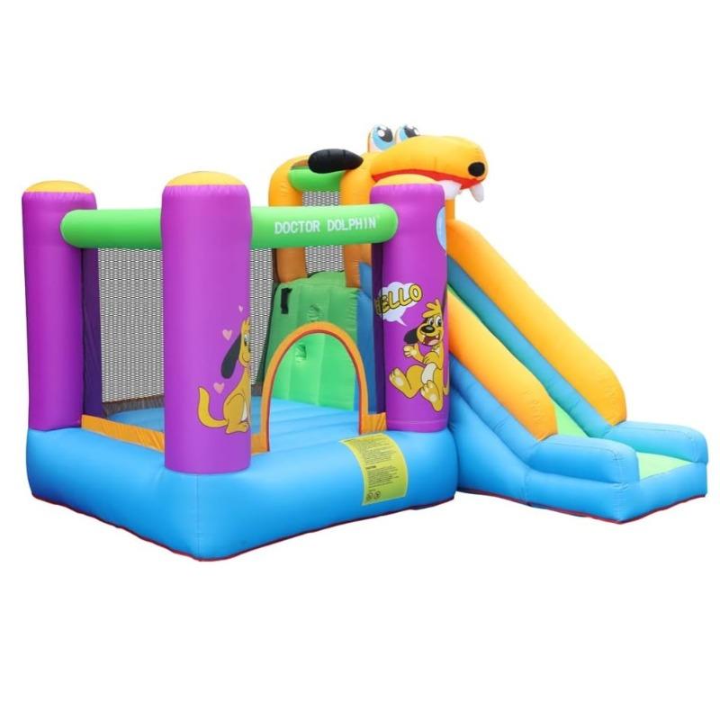 Doctor Dolphin Inflatable Bounce Castle with Puppy Slide