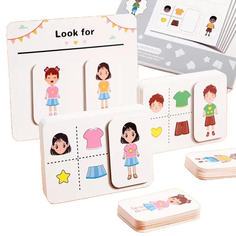 Educational Book Puzzle And Art Shape Matching - Girls