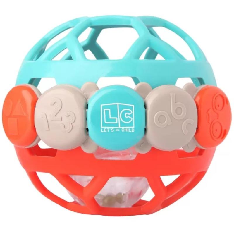 Lets Be Child Caterpillar Ball Rattle - Multicolors