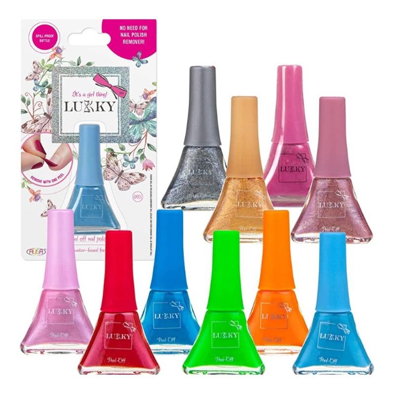 Lukky Peel Off Multi Color Nail Polish -1pc